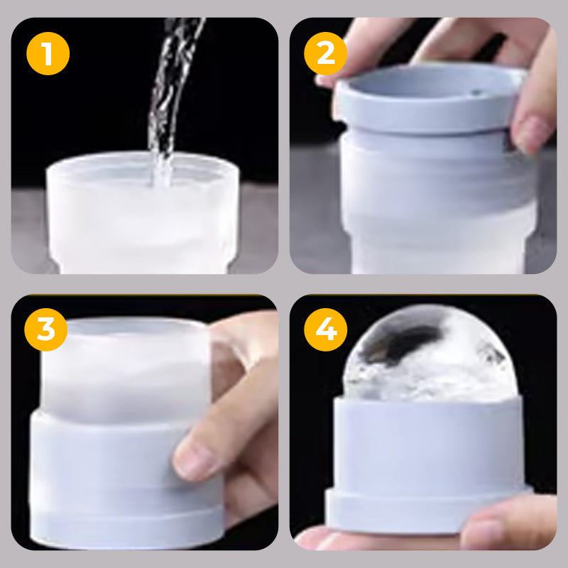 ⏳Soldes d'été 50% de réduction❄️ Machine à glaçons portable en silicone ❄️