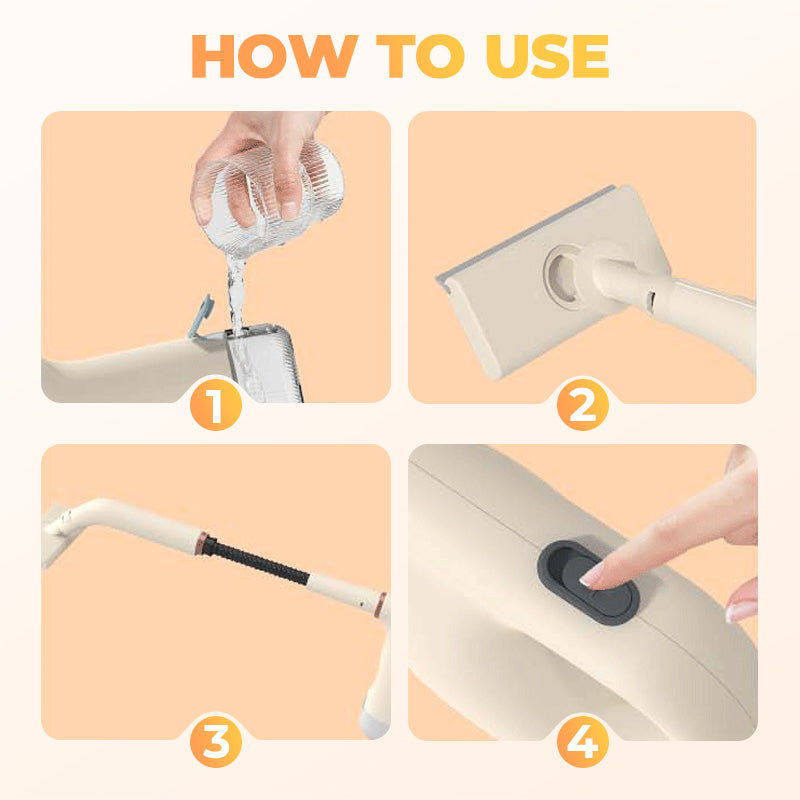 💨 Nettoyeur Vapeur Multifonction Portable – 70 % de Réduction ! 🏠✨ ⚡ Avec Accessoires – Nettoyez Facilement Toute la Maison !