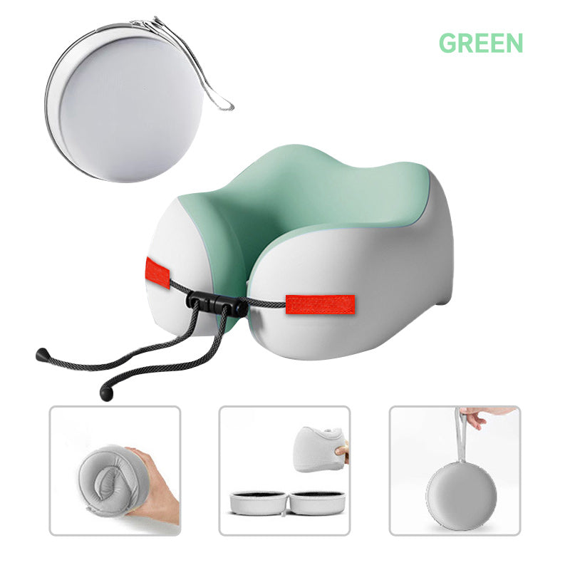 🎉Vente chaude de nouveaux produits 2025 - 50% de réduction ✨Oreiller de voyage en mousse à mémoire de forme en U 💤