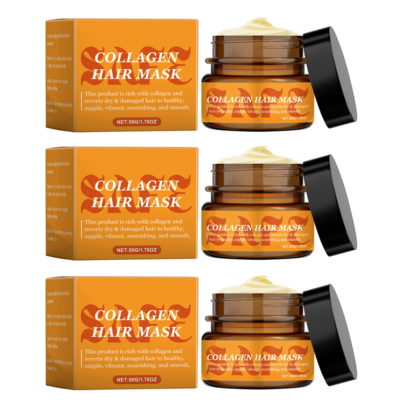 🚀Achetez 3 obtenez 2 gratuit 🌸 Masque de collagène pour cheveux secs et endommagés