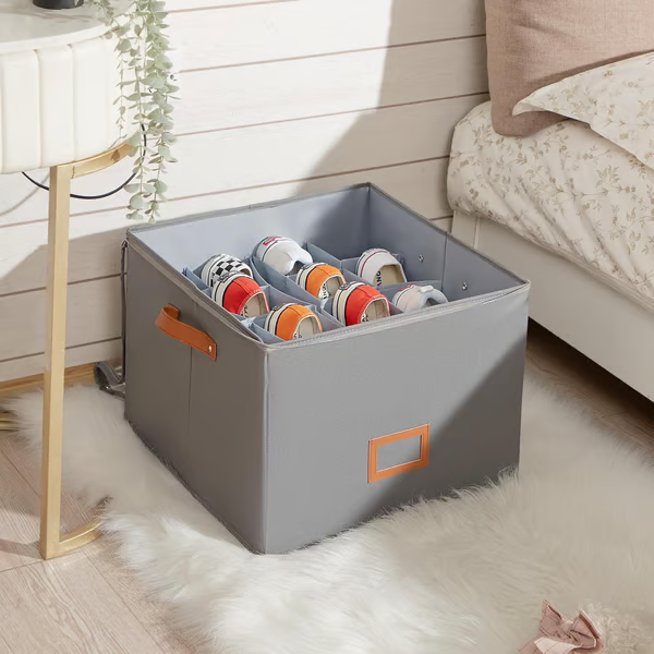⏳Offre à durée limitée : 57 % de réduction💥Organisateur de chaussures en tissu, boîte de rangement