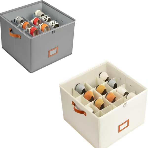 ⏳Offre à durée limitée : 57 % de réduction💥Organisateur de chaussures en tissu, boîte de rangement