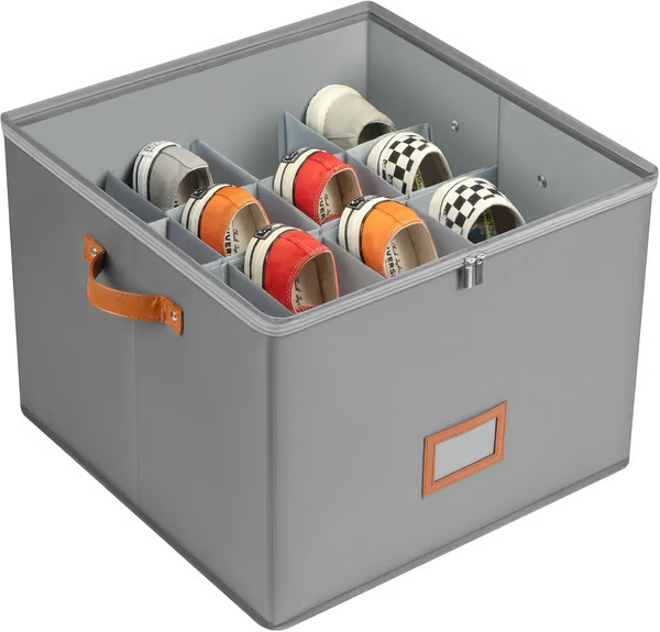 ⏳Offre à durée limitée : 57 % de réduction💥Organisateur de chaussures en tissu, boîte de rangement