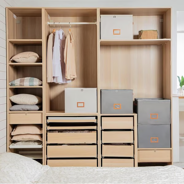 ⏳Offre à durée limitée : 57 % de réduction💥Organisateur de chaussures en tissu, boîte de rangement