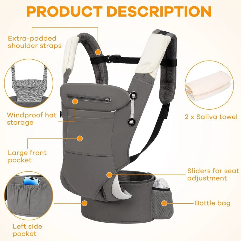 đ„2025 nouveaux produits en promotionđđPorte-bĂ©bĂ© Ă  doubles bretelles