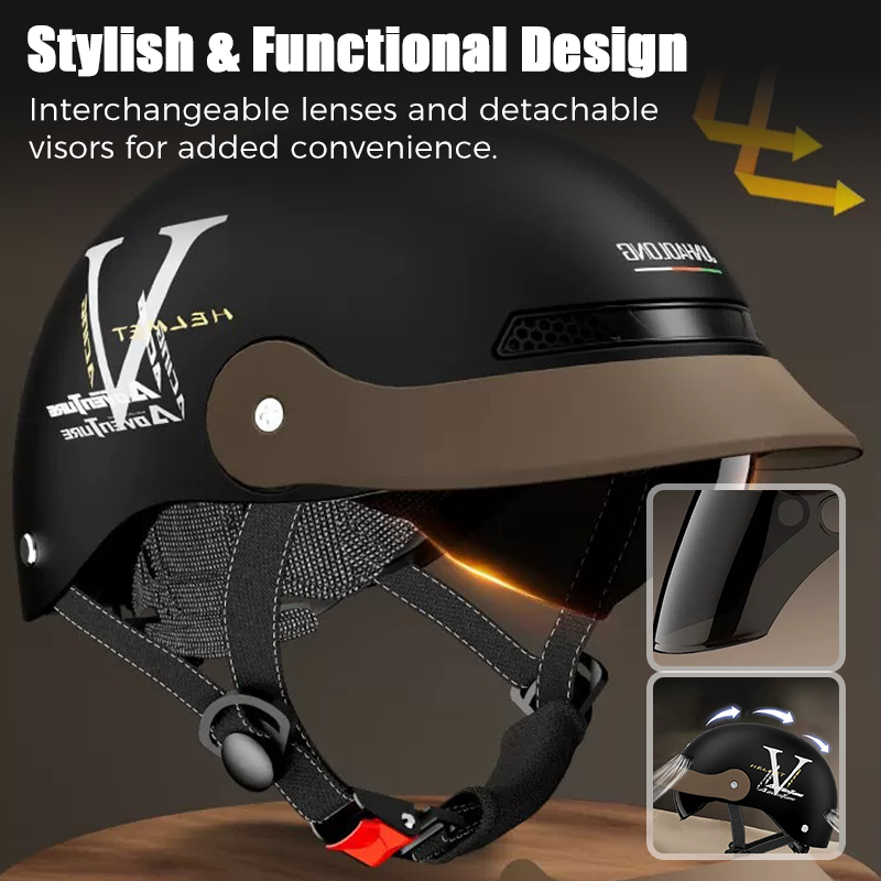 ⏳Spécial à durée limitée⏰Breathable Casque de moto léger et résistant aux chocs🛡️