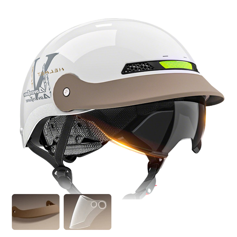 ⏳Spécial à durée limitée⏰Breathable Casque de moto léger et résistant aux chocs🛡️