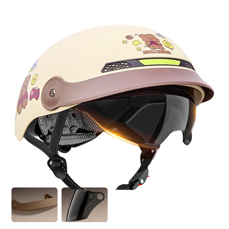 ⏳Spécial à durée limitée⏰Breathable Casque de moto léger et résistant aux chocs🛡️
