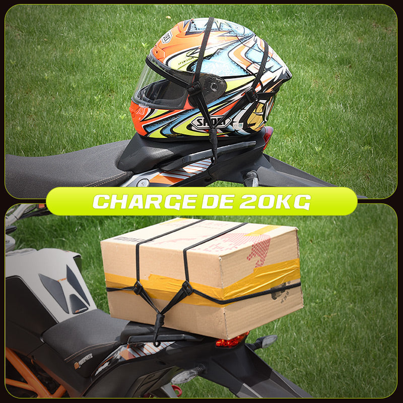 Corde pour casque hautement élastique Cordon de fixation pour bagages