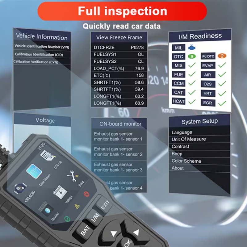 đ§ACHETEZ 2 - ĂCONOMISEZ 5.99âŹ!âšOutil Diagnostic OBD2 Professionnel - Analyse PrĂ©cise et Rapide, Compatible avec la Plupart des VĂ©hicules đđ±