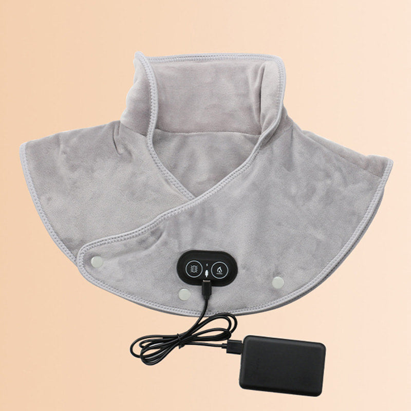 💆♀️ 60% DE RÉDUCTION ! ✨ Coussin Chauffant pour Cou et Épaules - Massage Vibrant et Chaleur Apaisante, Léger et Portable pour Maison/Bureau 🏠📦