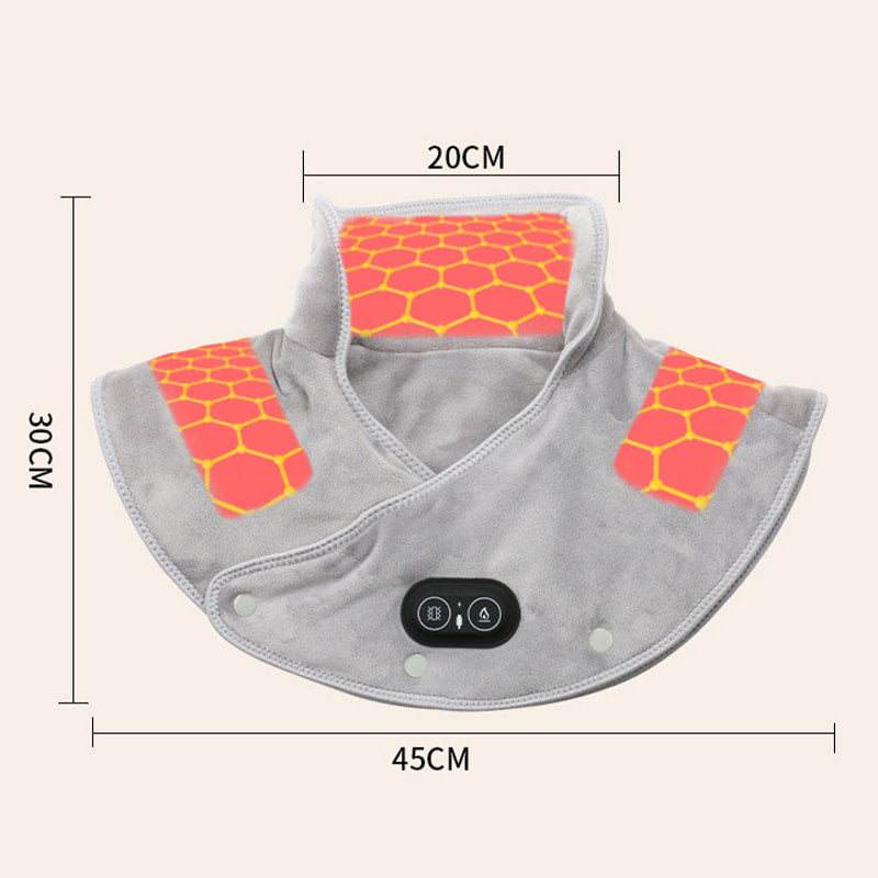 💆♀️ 60% DE RÉDUCTION ! ✨ Coussin Chauffant pour Cou et Épaules - Massage Vibrant et Chaleur Apaisante, Léger et Portable pour Maison/Bureau 🏠📦