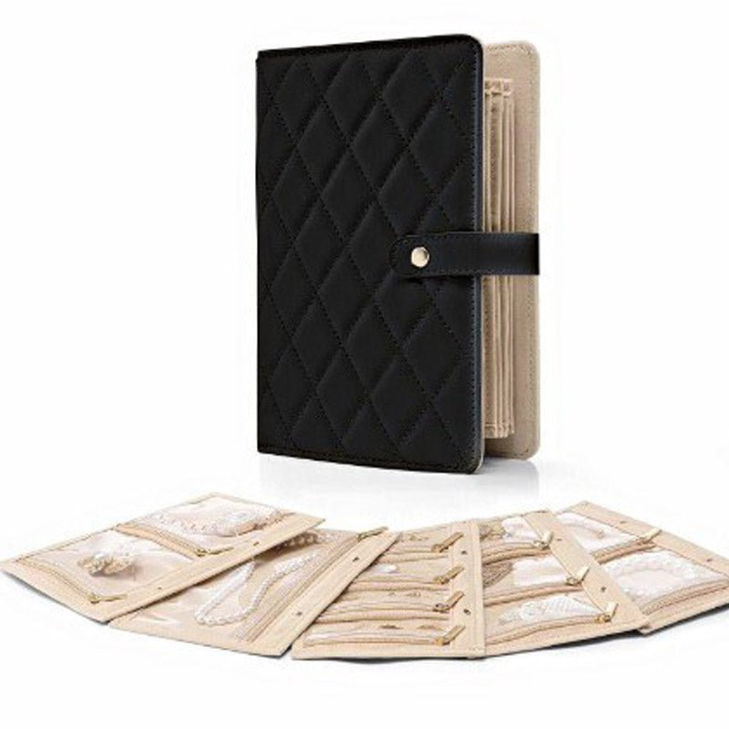 đ56% DE RĂDUCTIONâšĂlĂ©gant sac de rangement portable Ă carreaux pour bijoux