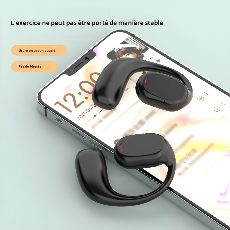 Casque Bluetooth suspendu à l'oreille sans fil