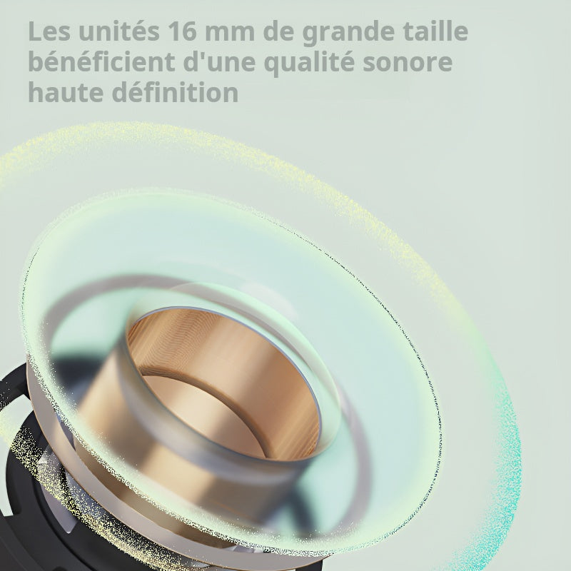 Casque Bluetooth suspendu à l'oreille sans fil