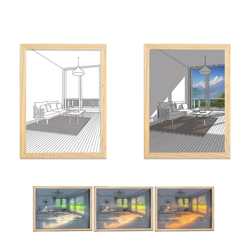 Décoration pour la maison--Éclairage peinture décoration
