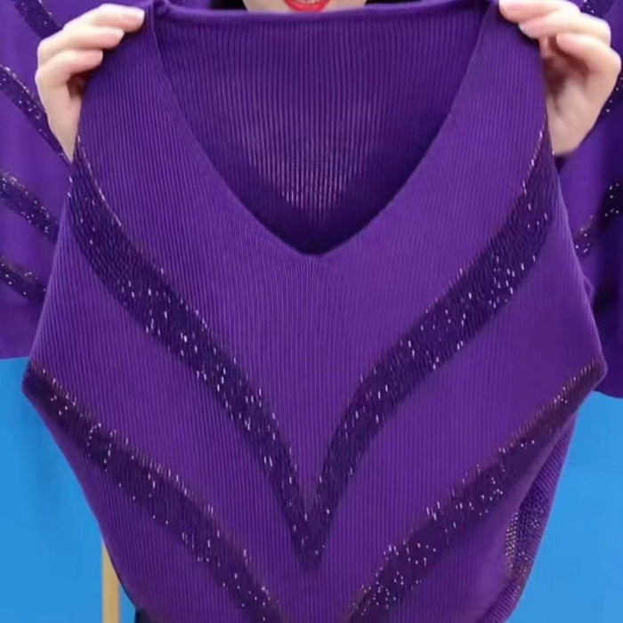 🔥VENTE CHAUDE €26.99🔥Vêtements décontractés à col en V et manches longues pour femmes (46 % de réduction)