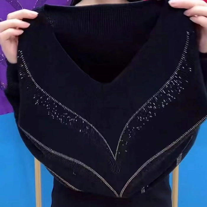 🔥VENTE CHAUDE €26.99🔥Vêtements décontractés à col en V et manches longues pour femmes (46 % de réduction)