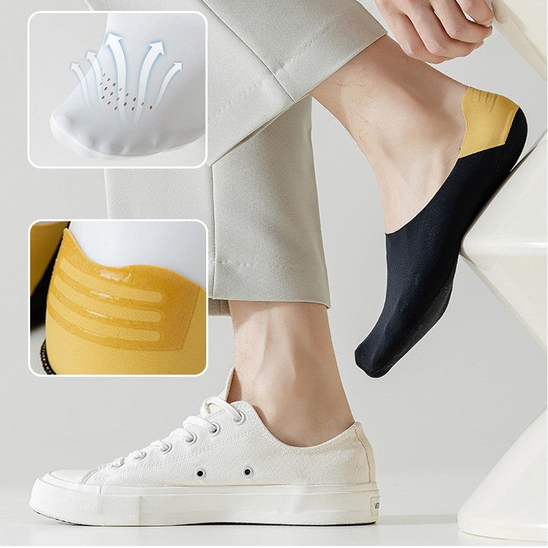 6 paires ! Chaussettes antidérapantes respirantes en soie glacée(Achetez 2 livraison gratuite)