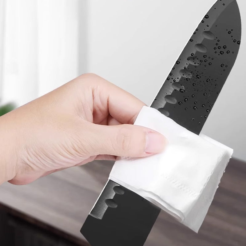 🎅Prévente de Noël - 35% de réduction🎁 Set de couteaux de cuisine en acier inoxydable