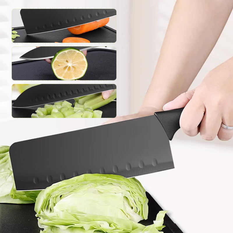 🎅Prévente de Noël - 35% de réduction🎁 Set de couteaux de cuisine en acier inoxydable