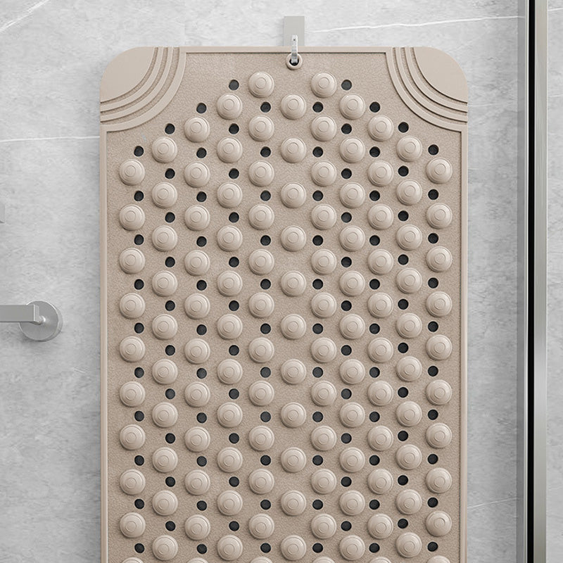 Tapis de massage antidérapant pour salle de bain avec ventouses et trous de drainage