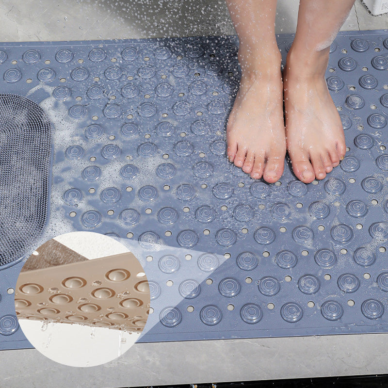 Tapis de massage antidérapant pour salle de bain avec ventouses et trous de drainage