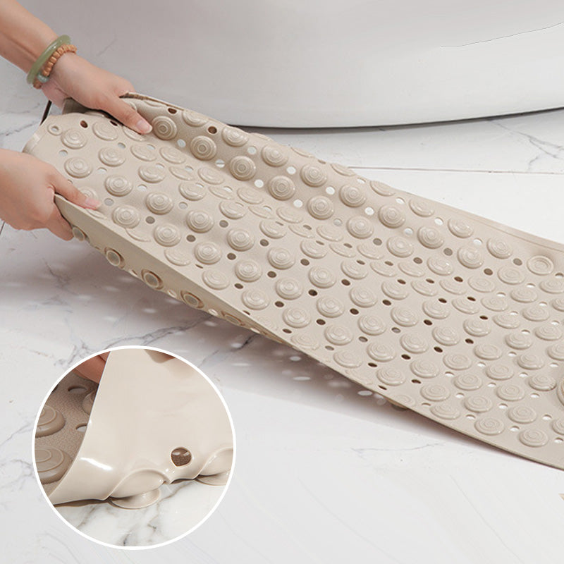 Tapis de massage antidérapant pour salle de bain avec ventouses et trous de drainage