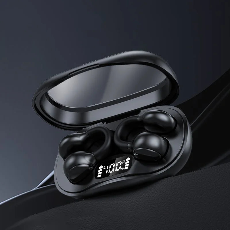 Casque d'écoute à clip Bluetooth à haute endurance et à réduction de bruit de haute qualité