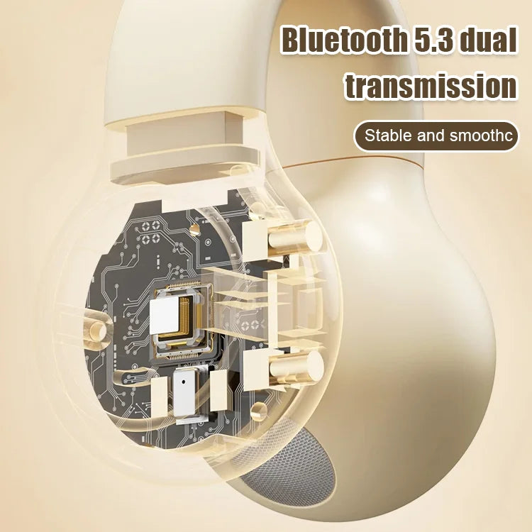 Casque d'écoute à clip Bluetooth à haute endurance et à réduction de bruit de haute qualité