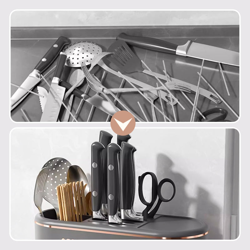 Porte-couteaux multifonctionnel de cuisine