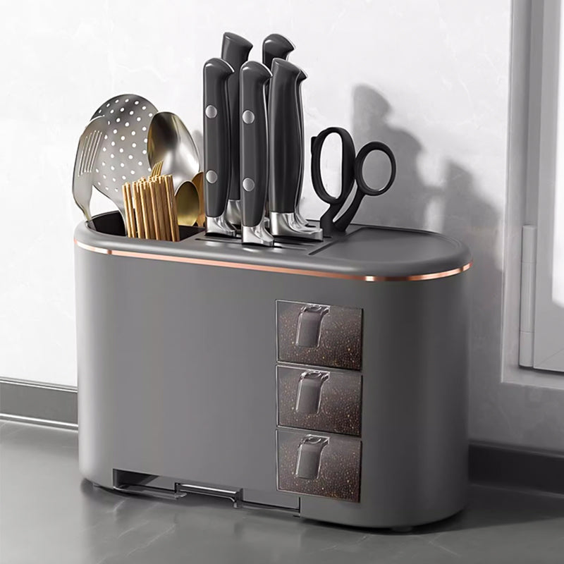 Porte-couteaux multifonctionnel de cuisine