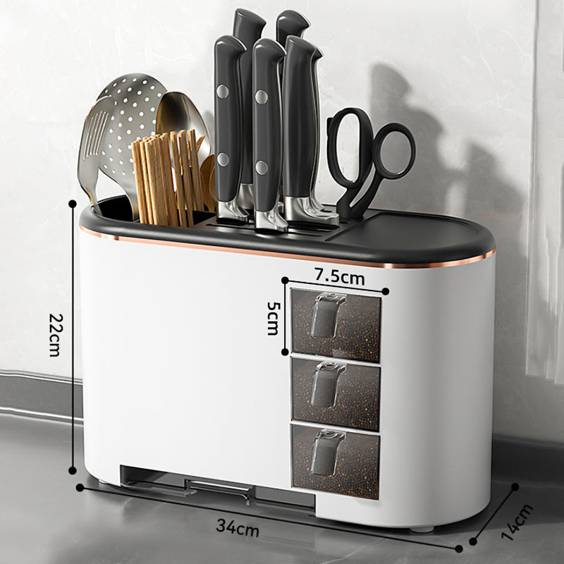 Porte-couteaux multifonctionnel de cuisine