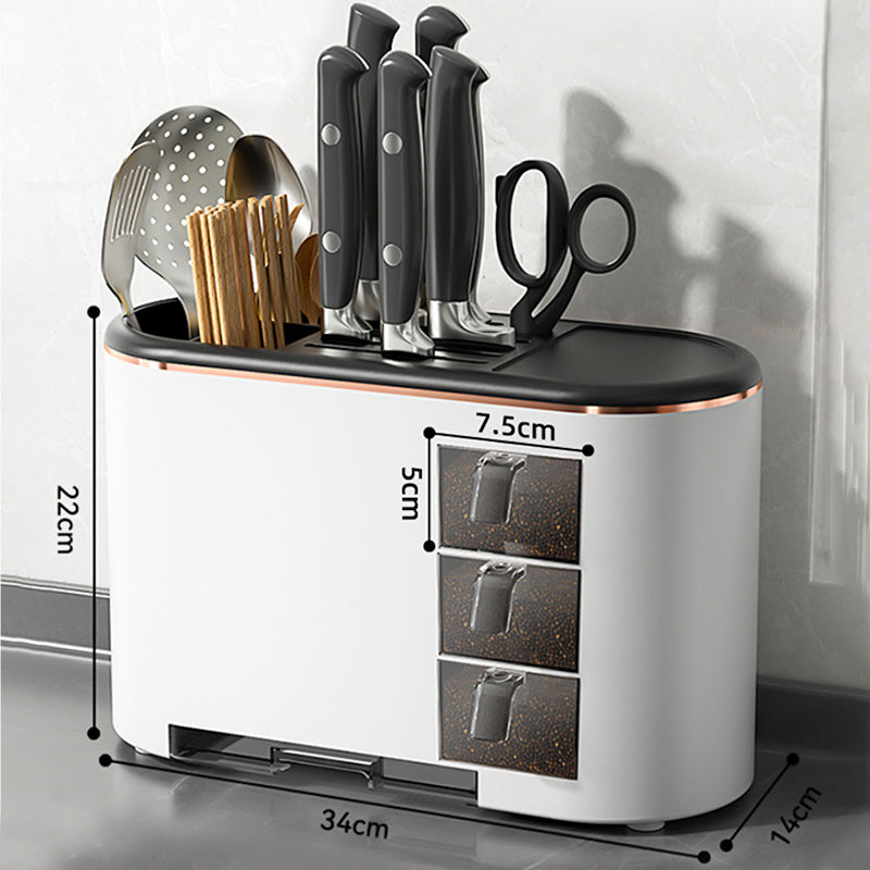 Porte-couteaux multifonctionnel de cuisine