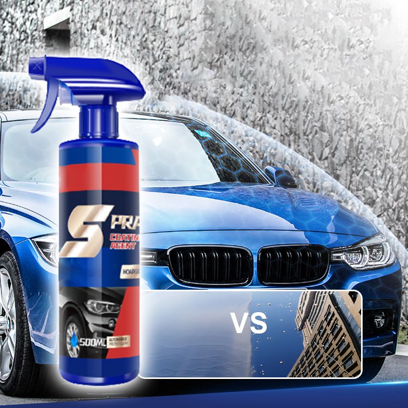 Spray De Revêtement Rapide Pour Voiture - Effet Nano, Répare Les Petites Rayures, Hydrophobe, Brillant Instantané - 120 Ml