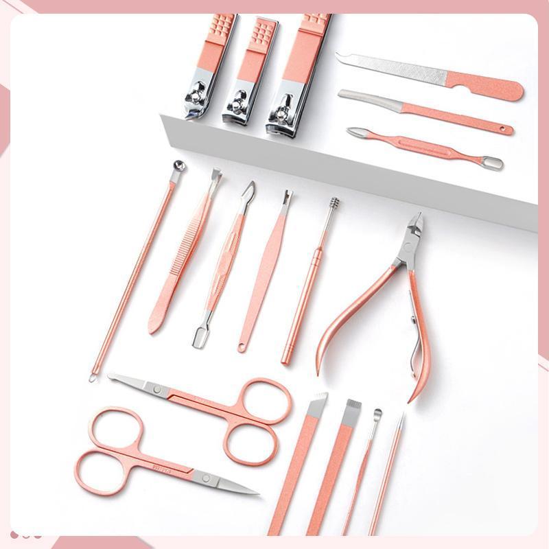 Ensemble de soins des ongles 16 pièces (10 couleurs)