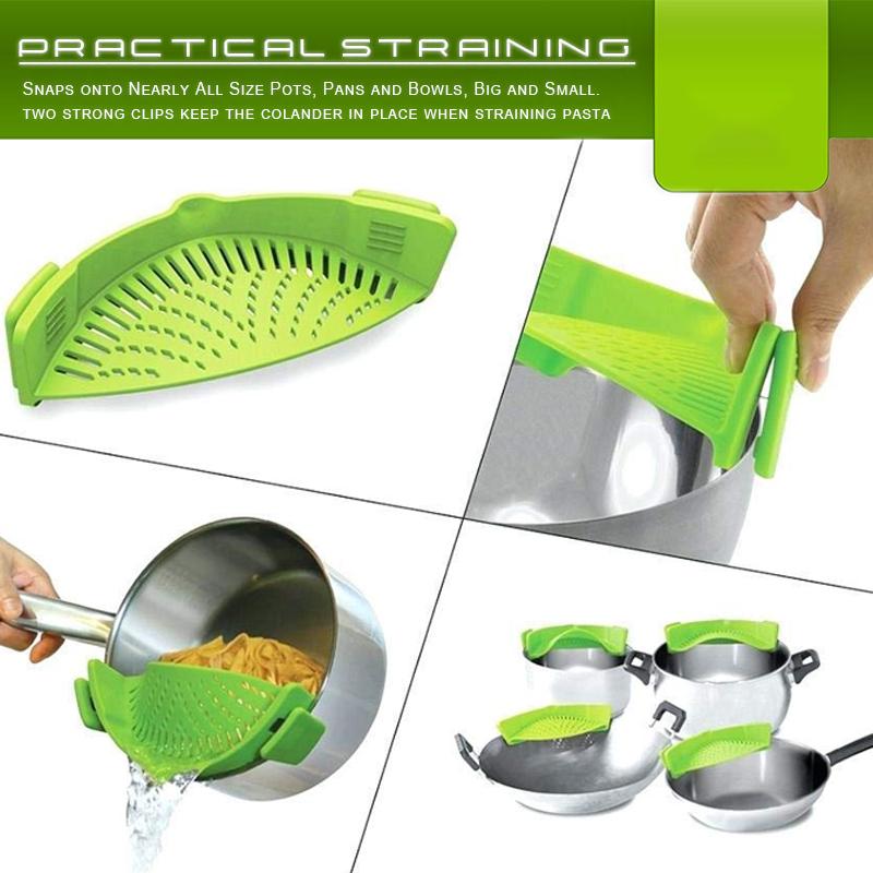(Acheter 1 obtenez 1 gratuit)--Silicone Snap Strainer