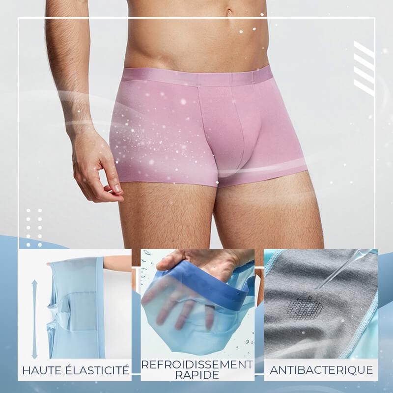 Réduction limitée dans le temps, culotte en soie glacée pour homme