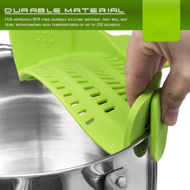 (Acheter 1 obtenez 1 gratuit)--Silicone Snap Strainer