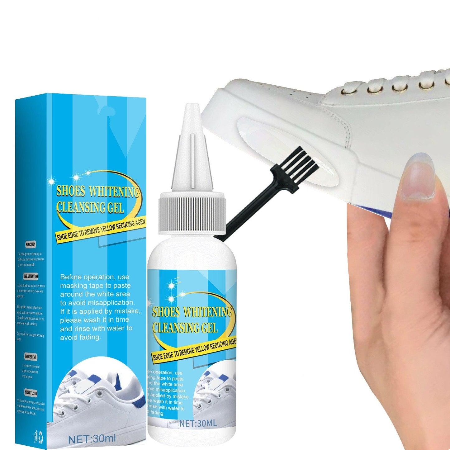 Acheter deux, obtenir un gratuitement Gel nettoyant éclaircissant pour chaussures