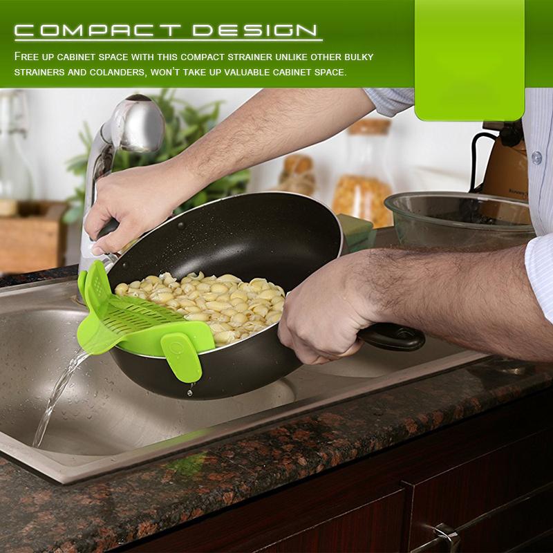 (Acheter 1 obtenez 1 gratuit)--Silicone Snap Strainer