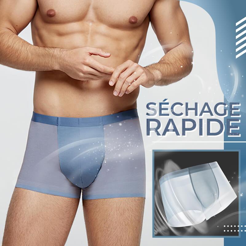 Réduction limitée dans le temps, culotte en soie glacée pour homme