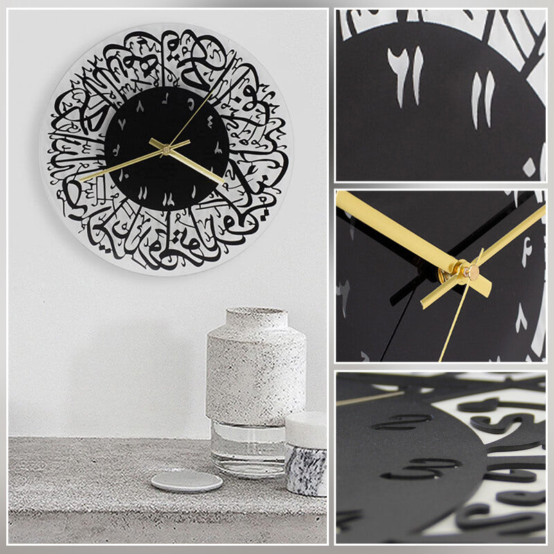Acrylique miroir horloge décorative (50% off)