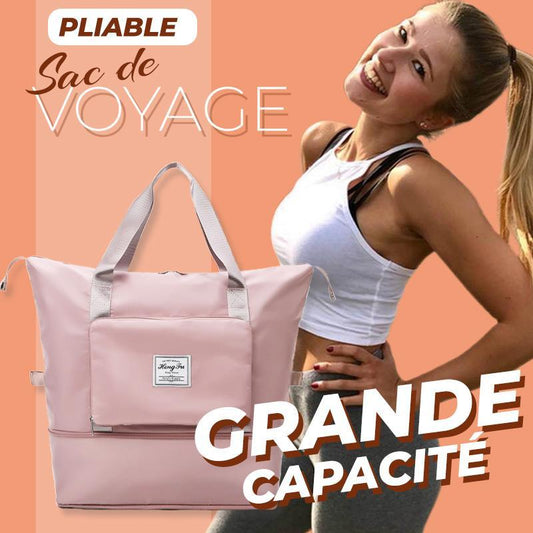 Sac de voyage pliable de grande capacité(2 achetés, livraison gratuite)