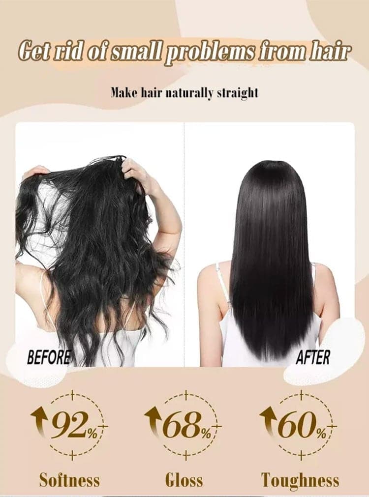 Soie et brillance Crème lissante pour cheveux