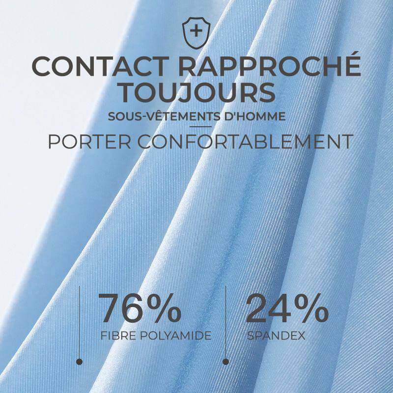 Réduction limitée dans le temps, culotte en soie glacée pour homme