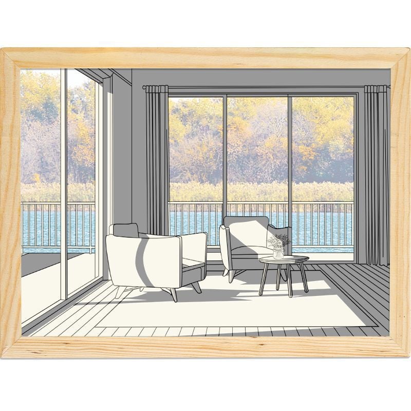Décoration pour la maison--Éclairage peinture décoration