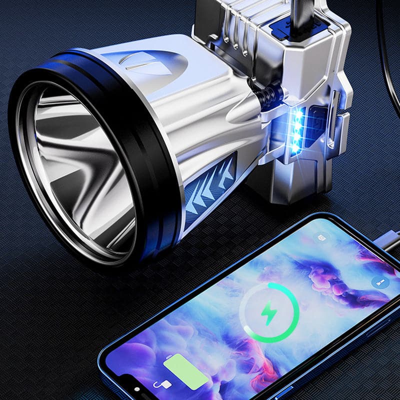 Lampe frontale rechargeable à haute puissance super lumineuse