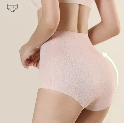 Achetez 5 et recevez 5 gratuits -Culotte de contrôle du ventre sans couture taille haute sans couture
