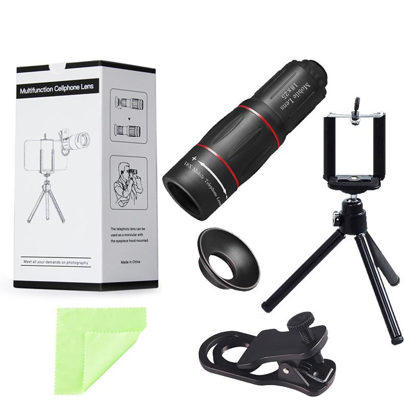 🎄🎅Les meilleurs cadeaux de Noël 🎁--Kit téléobjectif avec monture à clip pour smartphones